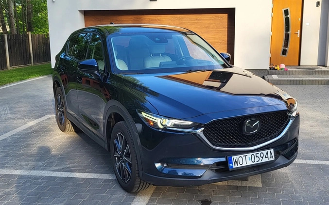 Mazda CX-5 cena 99500 przebieg: 74100, rok produkcji 2018 z Karczew małe 781